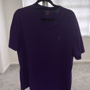Polo Ralph Lauren Purple V Neck Large